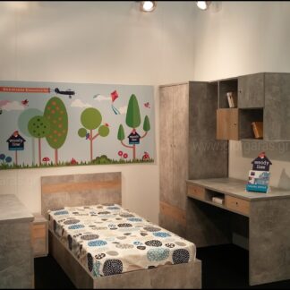 Παιδικό δωμάτιο 012  Ξύλο Μελαμίνη Τσιμέντο - Μελαμίνη Egger