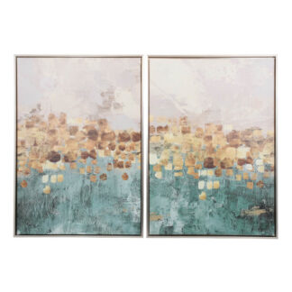 ΚΑΔΡΟ BLUE-GOLD 1/2 50*70 EF092-1-2