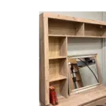 Ραφιέρα grey oak 163x22x136