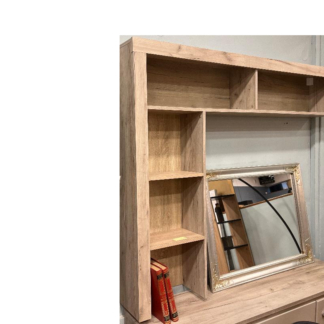 Ραφιέρα grey oak 163x22x136