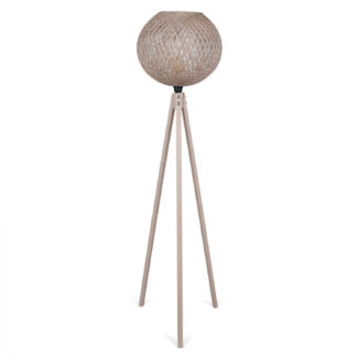 ΦΩΤΙΣΤΙΚΟ ΔΑΠΕΔΟΥ ΞΥΛΙΝΟ ΚΑΙ ΚΑΠΕΛΟ ΑΠΟ ΣΧΟΙΝΙ ΜΠΕΖ 38x145Υ εκ.