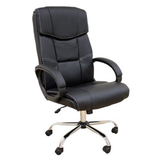 A9939 ΜΑΥΡΟ PVC ΠΟΛΥΘΡΟΝΑ ΓΡΑΦΕΙΟΥ