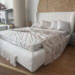 Κρεβάτι Media Strom Riviera Viva 160×200 λευκό σε πραγματικό χώρο