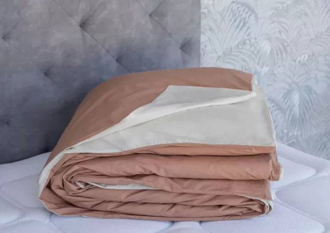 ΠΑΠΛΩΜΑΤΟΘΗΚΗ DOUBLE FACE COZY LIFE 260Χ240 ROSE – WHITE