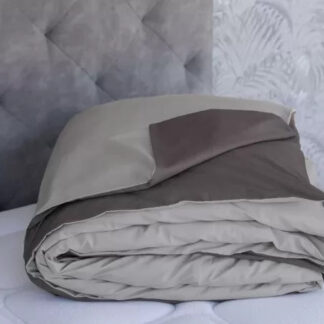 ΠΑΠΛΩΜΑΤΟΘΗΚΗ DOUBLE FACE COZY LIFE 260Χ240 GREY – SMOKE GREY