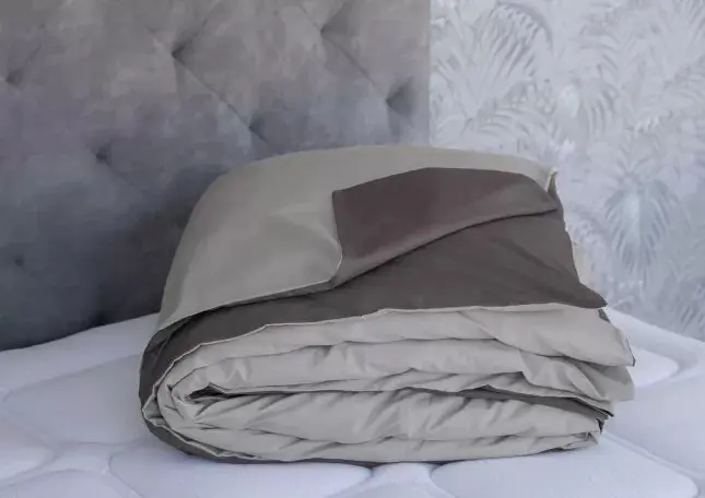 ΠΑΠΛΩΜΑΤΟΘΗΚΗ DOUBLE FACE COZY LIFE 260Χ240 GREY – SMOKE GREY