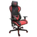 A6100-R ΜΑΥΡΟ/ΚΟΚΚΙΝΟ ΠΟΛΥΘΡΟΝΑ GAMING 65X58X43-124/54-134εκ.