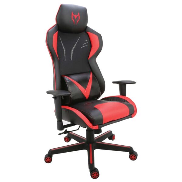 A6100-R ΜΑΥΡΟ/ΚΟΚΚΙΝΟ ΠΟΛΥΘΡΟΝΑ GAMING 65X58X43-124/54-134εκ.