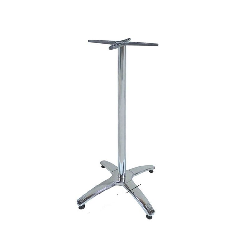 ROMAN 4ΝΥΧΗ 64X64Χ108εκ.(Σ/Ρ)ΨΗΛΗ ΒΑΣΗ ΑΛΟΥΜ/INOX ΜΕ ΡΕΓ/ΡΟΥΣ