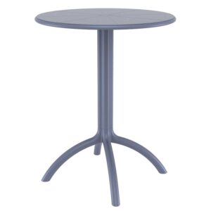 OCTOPUS Φ60Χ75εκ. DARK GREY ΤΡΑΠΕΖΙ ΠΟΛ/ΝΙΟΥ