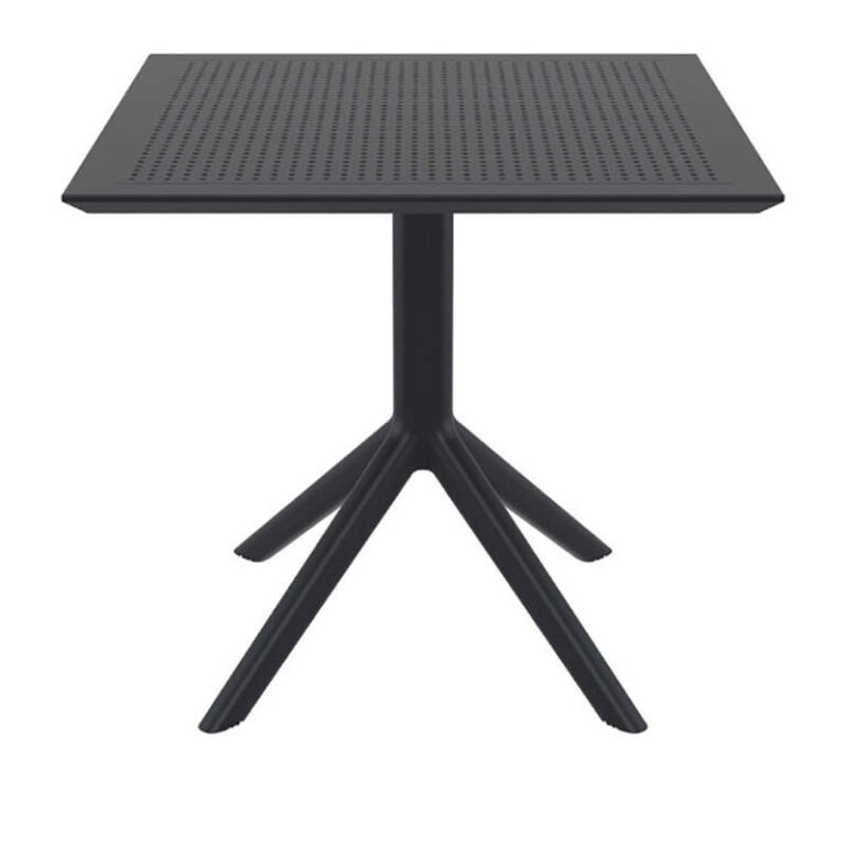 SKY BLACK 80X80X74εκ. ΤΡΑΠΕΖΙ ΠΟΛ/ΝΙΟΥ