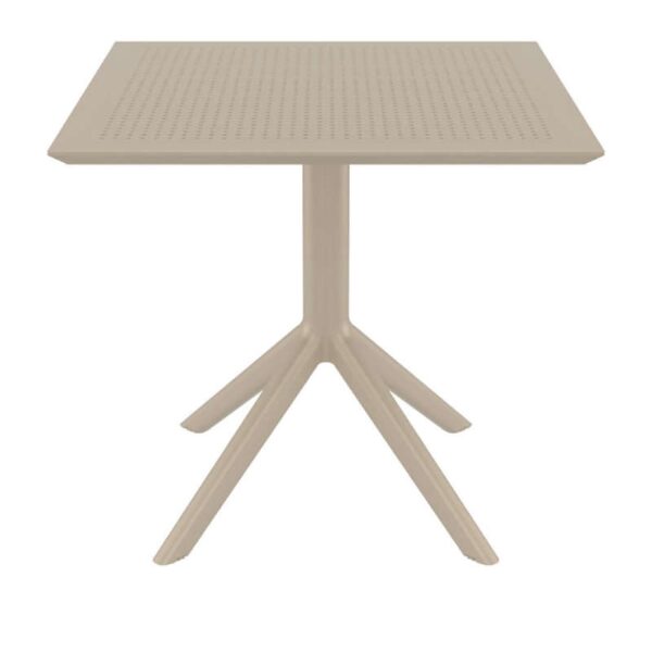 SKY TAUPE 80X80X74εκ. ΤΡΑΠΕΖΙ ΠΟΛ/ΝΙΟΥ
