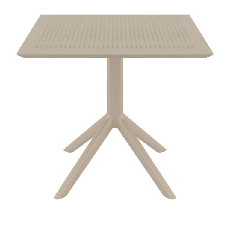 SKY TAUPE 80X80X74εκ. ΤΡΑΠΕΖΙ ΠΟΛ/ΝΙΟΥ