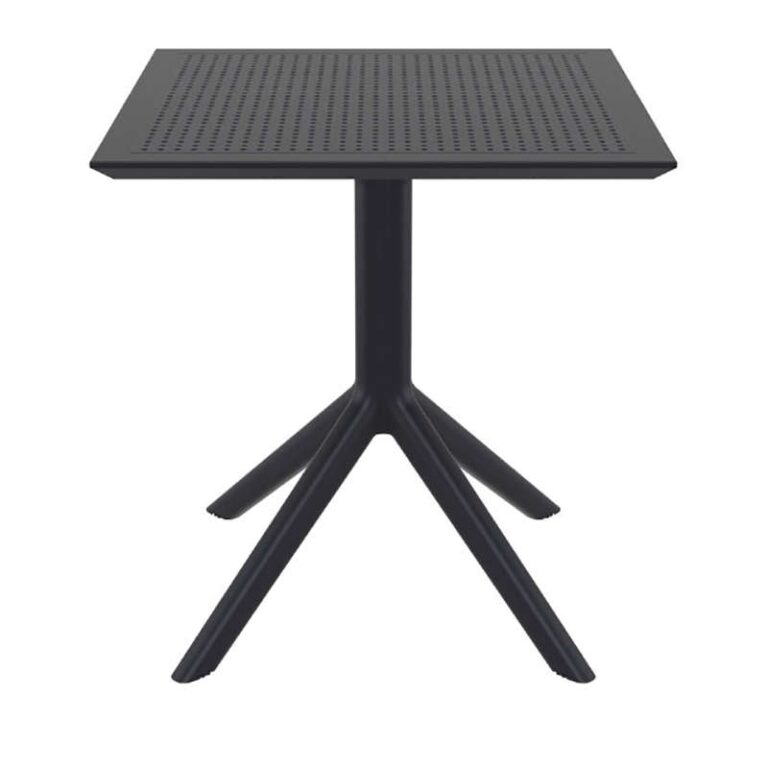 SKY BLACK 70X70X74εκ. ΤΡΑΠΕΖΙ ΠΟΛ/ΝΙΟΥ