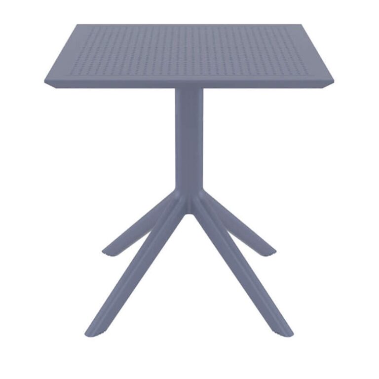 SKY DARK GREY 70X70X74εκ. ΤΡΑΠΕΖΙ ΠΟΛ/ΝΙΟΥ