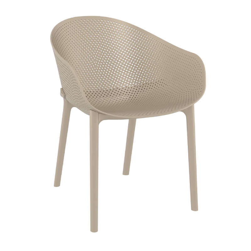 SKY TAUPE(Σ4)ΠΟΛΥΘΡΟΝΑ ΠΟΛ/ΝΙΟΥ 54X60X81εκ.