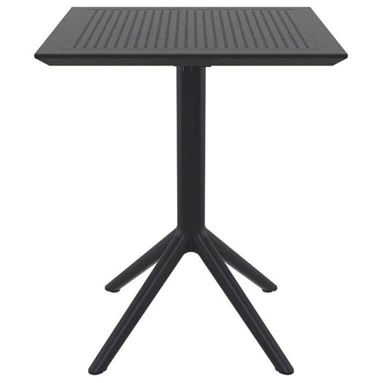 SKY BLACK 60Χ60X74εκ. ΤΡΑΠΕΖΙ ΠΤΥΣ/ΝΟ ΠΟΛ/ΝΙΟΥ