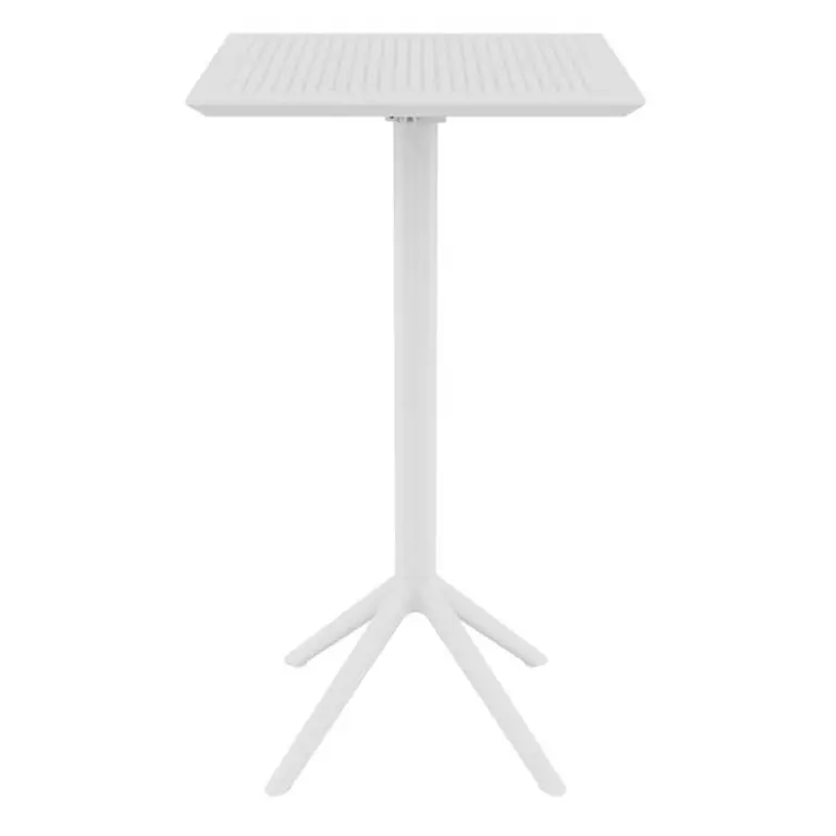 SKY WHITE BAR 60Χ60Χ108εκ.ΠΤΥΣ/ΝΟ ΤΡΑΠ. ΠΟΛ/ΝΙΟΥ
