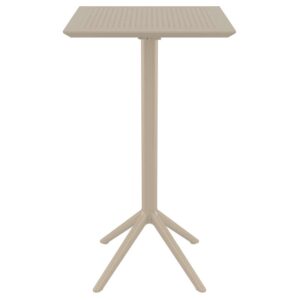SKY TAUPE BAR 60Χ60Χ108εκ.ΠΤΥΣ/ΝΟ ΤΡΑΠ. ΠΟΛ/ΝΙΟΥ