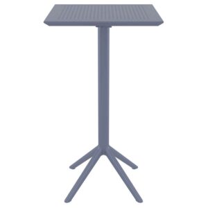 SKY DARK GREY BAR 60Χ60Χ108εκ.ΠΤΥΣ/ΝΟ ΤΡΑΠ. ΠΟΛ/ΝΙΟΥ