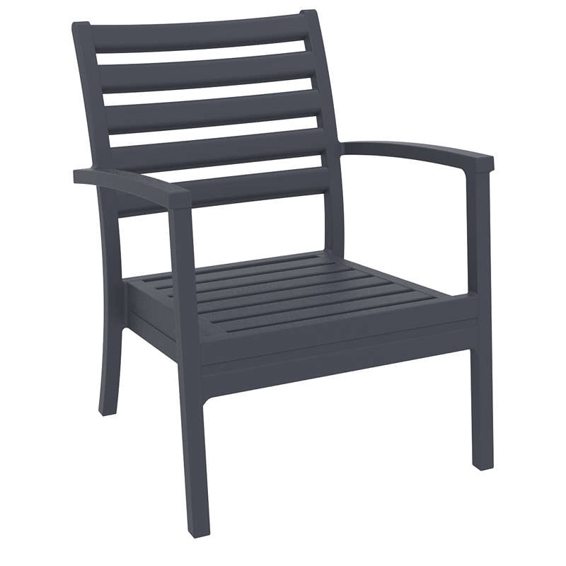ARTEMIS XL DARK GREY(12)ΠOΛΥΘΡΟΝΑ ΠΟΛ/ΝΙΟΥ 71Χ76Χ89εκ.