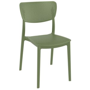 LUCY OLIVE GREEN ΚΑΡΕΚΛΑ ΠΟΛΥΠΡΟΠΥΛΕΝΙΟΥ 45Χ53Χ82εκ.
