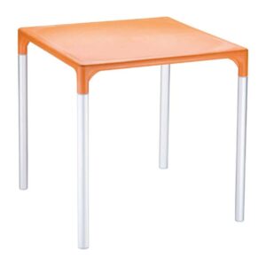 MANGO ALU. ORANGE 72Χ72Χ72εκ. ΤΡΑΠΕΖΙ