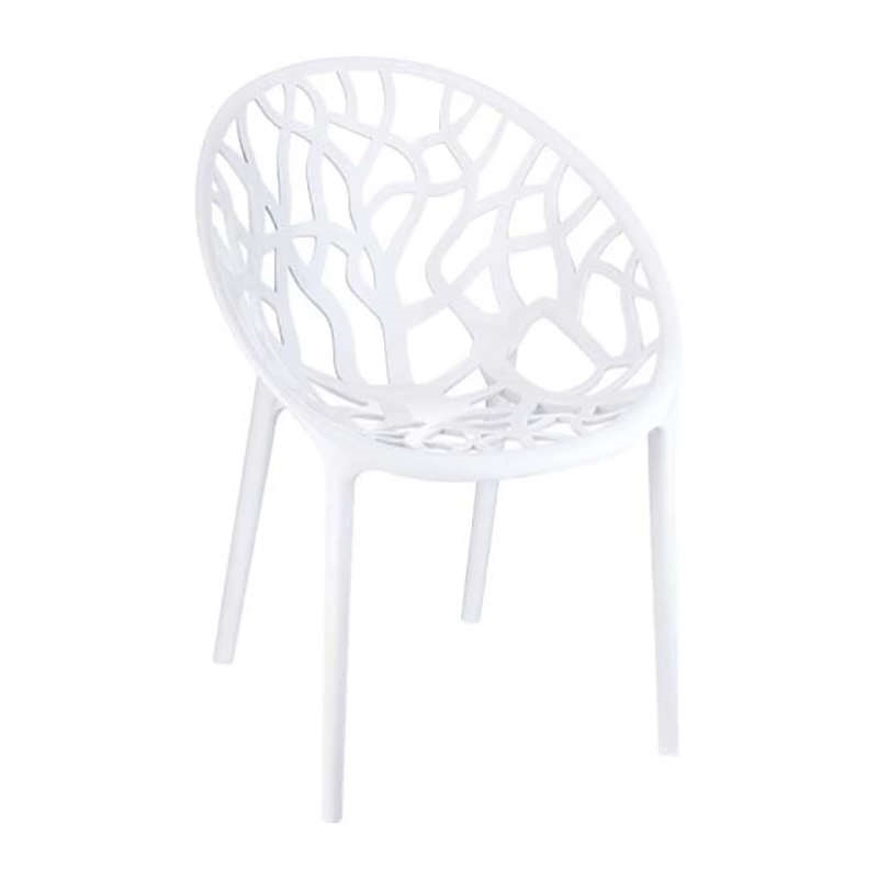 CRYSTAL GLOSSY WHITE(Σ4)ΠΟΛΥΘΡΟΝΑ 59Χ60Χ80εκ.