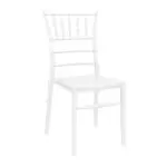 CHIAVARI GLOSSY WHITE(Σ4)KAPEKΛA 45X51X91εκ.