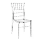CHIAVARI CLEAR TRANSPARENT(Σ4)KAPEKΛA 45X51X91εκ.