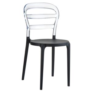 BIBI BLACK/CLEAR TRANSP. ΚΑΡΕΚΛΑ 42X50X85εκ.