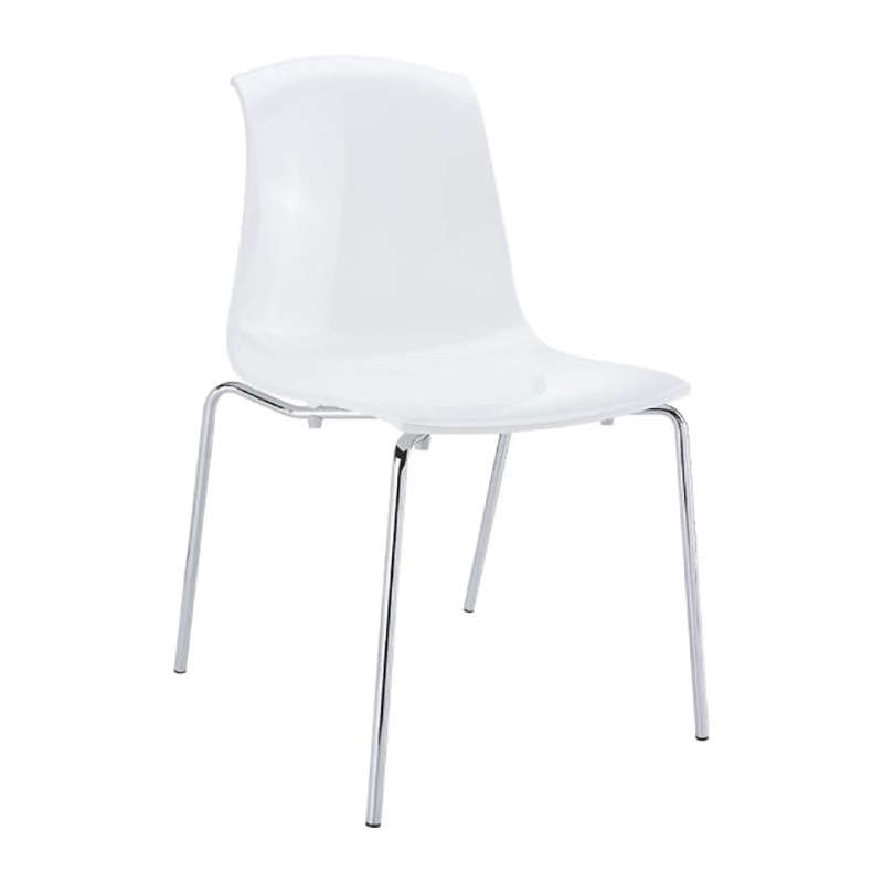 ALLEGRA GLOSSY WHITE(Σ4)ΚΑΡΕΚΛΑ 50Χ54Χ82εκ.