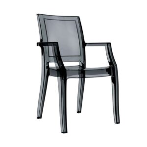ARTHUR BLACK TRANSP. ΠΟΛΥΘΡΟΝΑ 56X60X91εκ.