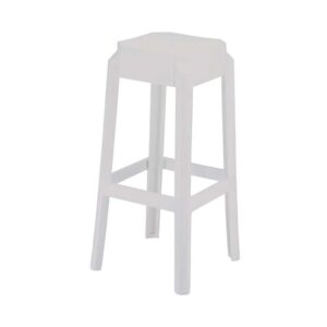 FOX 75εκ.(Σ2)ΣΚΑΜΠΟ GLOSSY WHITE 36X36X75εκ.