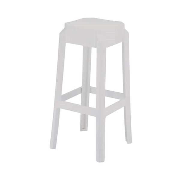 FOX 75εκ.(Σ2)ΣΚΑΜΠΟ GLOSSY WHITE 36X36X75εκ.