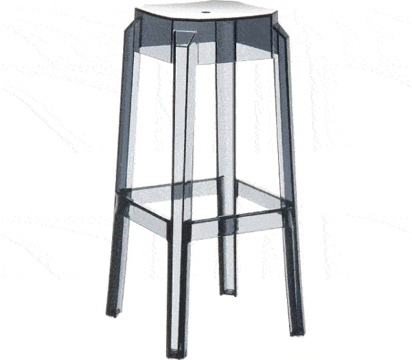 FOX 75εκ.(Σ2)ΣΚΑΜΠΟ SMOKE GREY 36X36X75εκ.