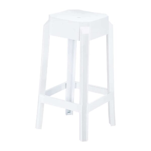 FOX 65εκ.(Σ2)ΣΚΑΜΠΟ GLOSSY WHITE 36X36X65εκ.
