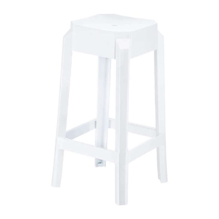 FOX 65εκ.(Σ2)ΣΚΑΜΠΟ GLOSSY WHITE 36X36X65εκ.