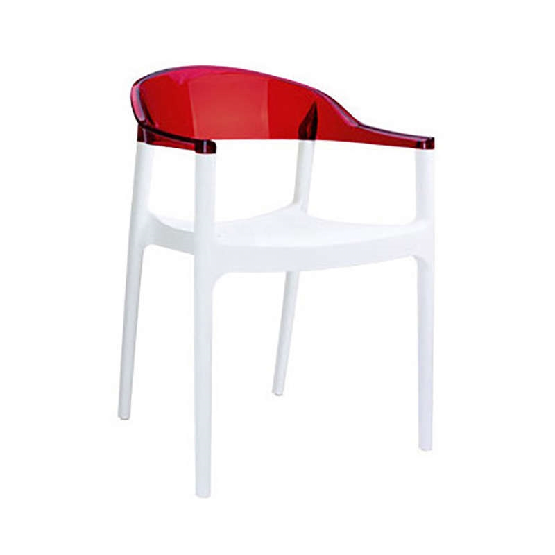 CARMEN WHITE/RED ΠΟΛΥΘΡΟΝΑ 49X53X79εκ.