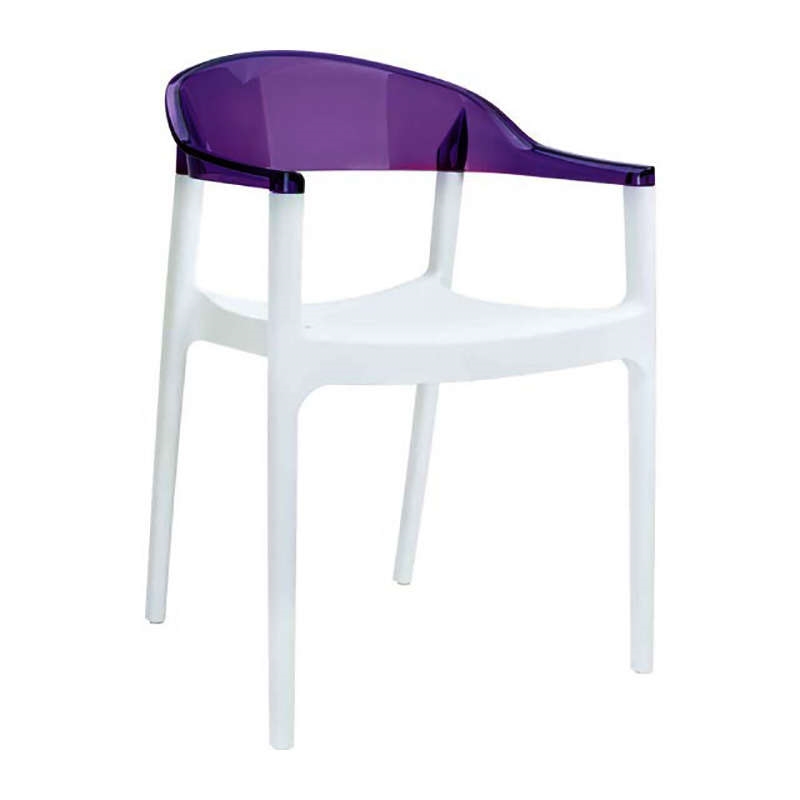 CARMEN WHITE/VIOLET(Σ4)ΠΟΛΥΘΡΟΝΑ 49X53X79εκ.