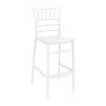 CHIAVARI 75εκ.ΣΚΑΜΠΟ(Σ4)GLOSSY WHITE 48Χ52Χ113εκ.