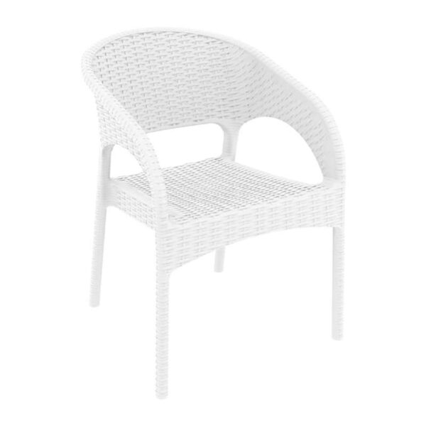PANAMA WHITE ΠΟΛΥΘΡΟΝΑ ΠΟΛ/ΝΙΟΥ 58X64X80εκ.