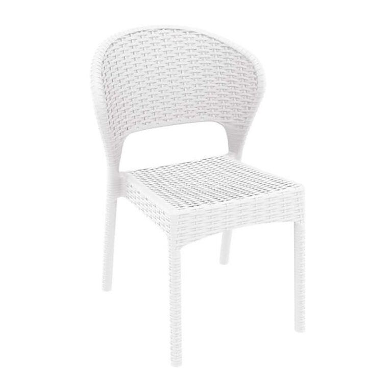 DAYTONA WHITE ΚΑΡΕΚΛΑ ΠΟΛ/ΝΙΟΥ 55X61X81εκ.