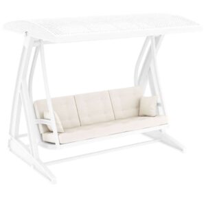 HAWAII ΚΟΥΝΙΑ WHITE ΜΕ ΜΑΞΙΛΑΡΙΑ ΠΟΛ/ΝΙΟΥ 225X164X202εκ.