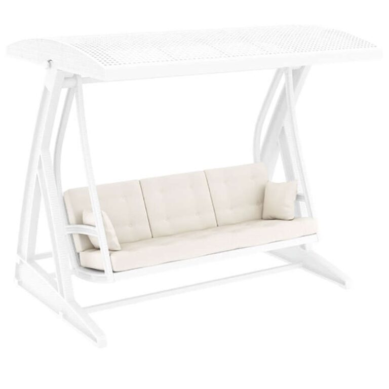 HAWAII ΚΟΥΝΙΑ WHITE ΜΕ ΜΑΞΙΛΑΡΙΑ ΠΟΛ/ΝΙΟΥ 225X164X202εκ.