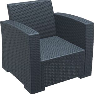 MONACO DARK GREY ΠΟΛΥΘΡΟΝΑ ΠΟΛ/ΝΙΟΥ 82X79X79εκ.