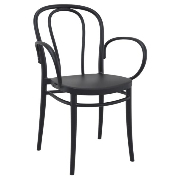 VICTOR XL BLACK(Σ14)ΠΟΛΥΘΡΟΝΑ ΠΟΛ/ΝΙΟΥ 57Χ52Χ85εκ.