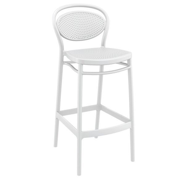 MARCEL 75εκ. ΣΚΑΜΠΟ WHITE ΠΟΛ/ΝΙΟΥ 45Χ52Χ106εκ.