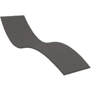SLIM ΣΤΡΩΜΑ POLYESTER 3εκ.DARK GREY 204X62X3εκ.