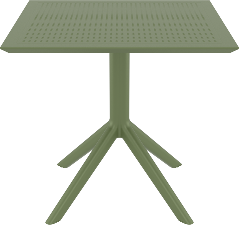 SKY OLIVE GREEN 80X80X74εκ. ΤΡΑΠΕΖΙ  ΠΟΛ/ΝΙΟΥ